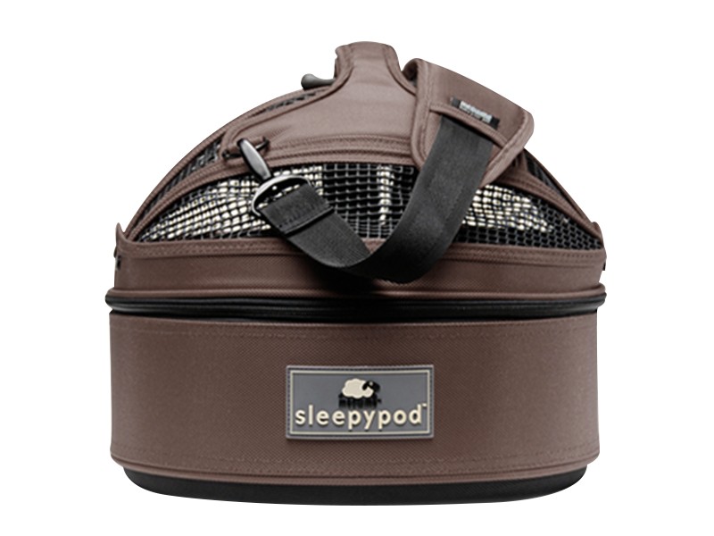 Sleepypod Mini  กระเป๋าสะพายขึ้นเครื่องบิน / รถยนต์ (Dark Chocolate)