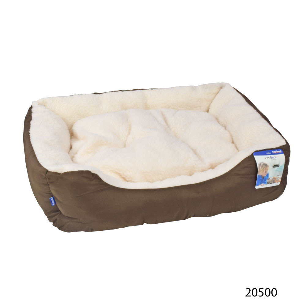 Kanimal Earthy Pet Bed ที่นอนสุนัข ที่นอนแมว เบาะนอนนุ่มพิเศษ สำหรับสุนัขและแมว Size M ขนาด 61x47x17 ซม.