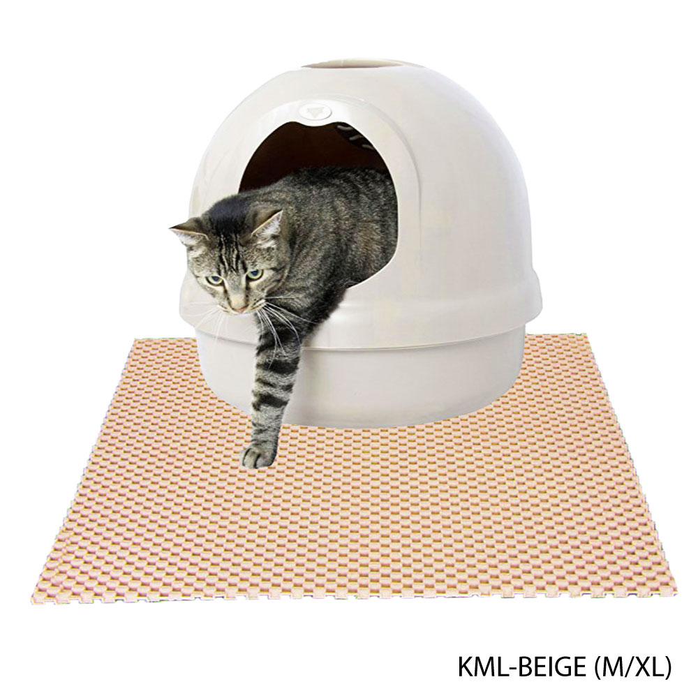 Kanimal Litter Mat แผ่นดักทรายแมว พรมเช็ดเท้า สำหรับทรายแมวทุกชนิด (น้ำหนัก 4 Kg.) Size XXL ขนาด 120x90 ซม.