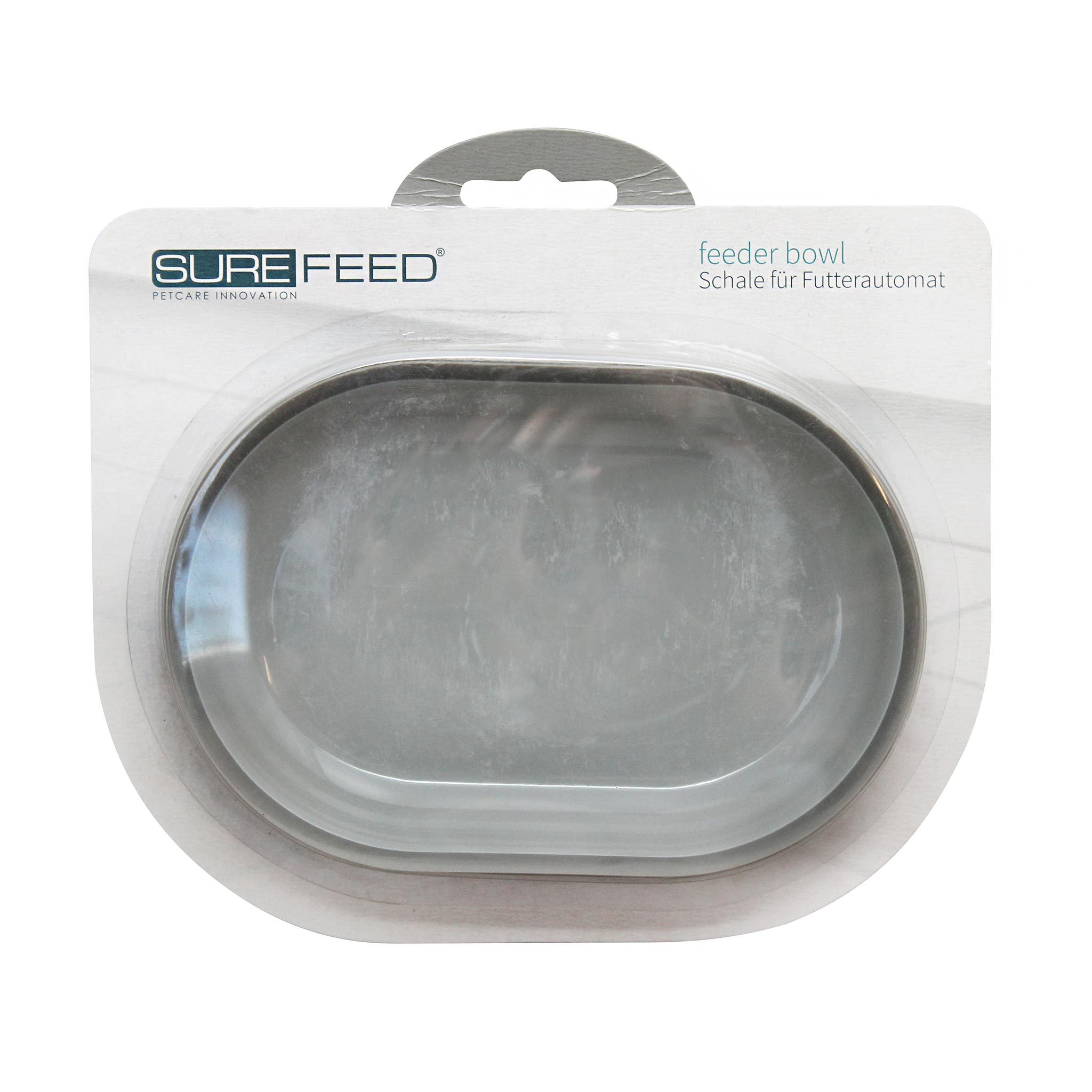 SureFeed Feeder Bowl ชามให้อาหาร สำหรับที่ให้อาหารอัตโนมัติรุ่น Sensor และ Microchip สุนัขและแมว ความจุ 400 มล. (สีเทา)