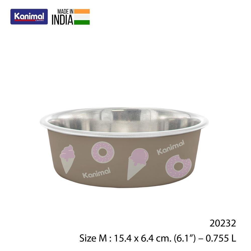 Kanimal Zola Bowl Eatery ชามอาหารสัตว์เลี้ยง รุ่น Zola Bowl - Eatery สำหรับสุนัขและแมว Size M ขนาด 15.4 x 6.4 ซม. (6.1”) – 0.755 L