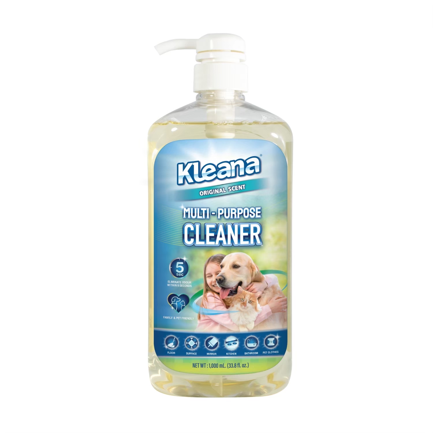 Kleana Multi-Purpose Cleaner ผลิตภัณฑ์ทําความสะอาดอเนกประสงค์ (ชนิดผสมน้ำ)